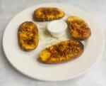 Stuffed potato skins