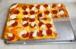 Vodkaroni Sicilian pizza